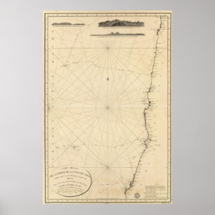 Póster 3 visiónes costeras, Chile