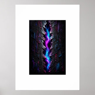 Póster 3D de Falla Dimensional