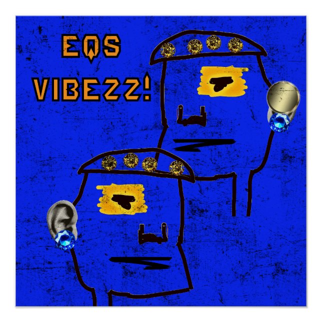Póster 3D EQ VIBEZZ Glossy Poster! (Anverso)