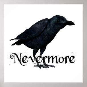 Póster 3D Nevermore Raven