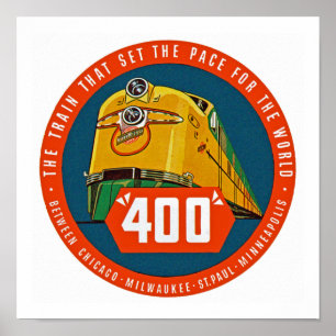 Póster ~ 400 "el tren que fija el paso "