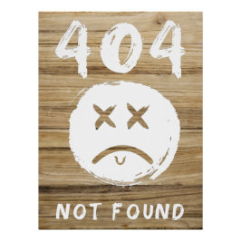 Póster 404 No Encontrado