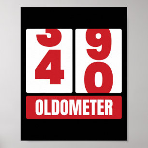 Póster 40.º 40 Cumpleaños Gracioso Regalo Hombres Mujeres
