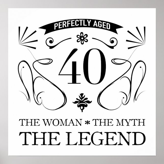 Póster 40.º Cumpleaños De Las Mujeres (Frente)