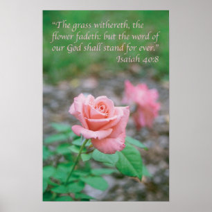 Póster 40:8 de Isaías