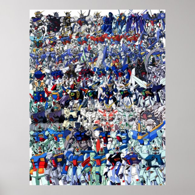Póster 40 años de Gundam (Frente)