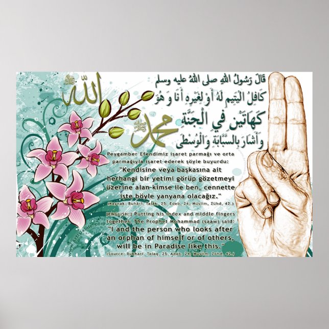 Póster 40 Hadith Artworks-7 / (TR:) 40 Hadis Eserleri-7 (Frente)
