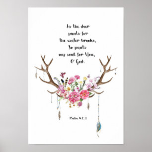 Póster 42:1 del salmo