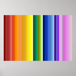Póster 42 Rayos Espectro Arcoiris