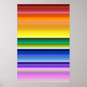Póster 42 Rayos Espectro Arcoiris