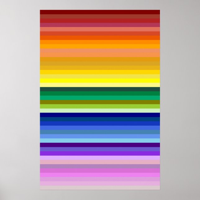 Póster 42 Rayos Espectro Arcoiris (Frente)