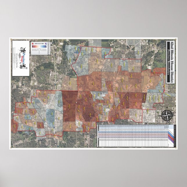 Póster 42nd Illinois House District - 2008 General (Frente)