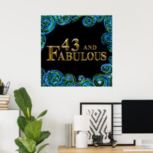 Póster 43 cumpleaños