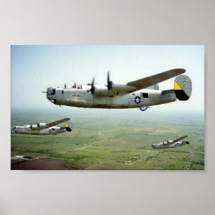 Póster 449o corrida bomba B-24