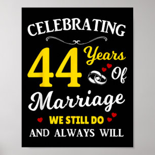 Póster 44° Aniversario del Boda