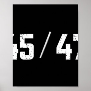 Póster 45 47 Trump Casa De Papá Bandera De EE. UU. Toma D