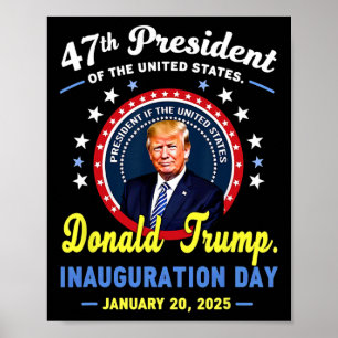 Póster 47.ª Inauguración del presidente Donald Trump