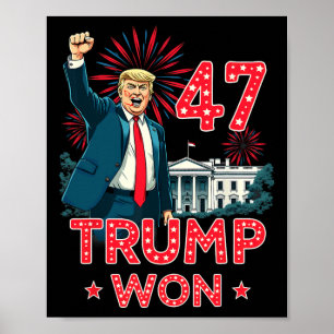 Póster 47.ª investidura del presidente Donald Trump