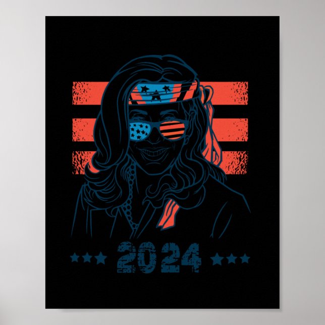 Póster 47.º Presidente Kamala Harris 2024 (Frente)