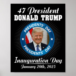 Póster 47 Día de la Inauguración del Presidente Donald Tr