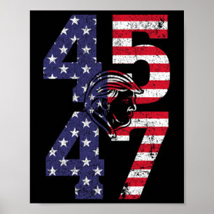 Póster 47 We The People 2024 Stand with American Flag 1