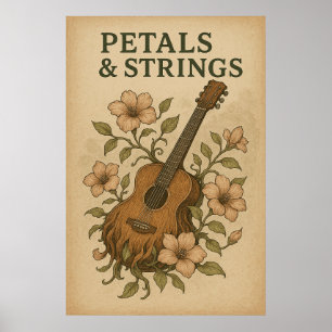Poster 48, Petals & Strings, Arte de época