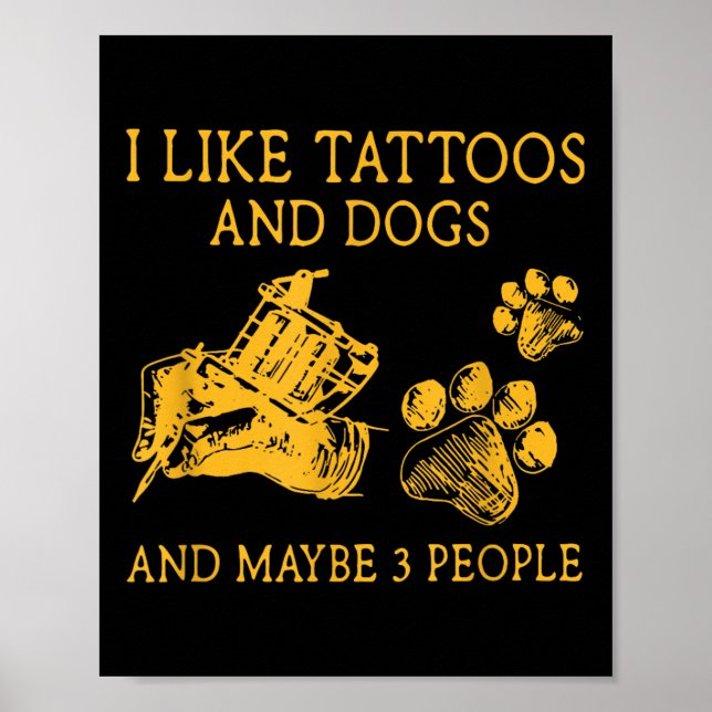 Póster 4905 108ike 116attoos 97º 100ogs 97º 109aybe 51 (Frente)