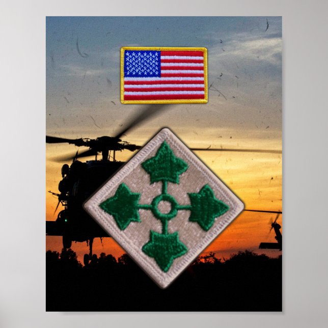 Póster 4.ª División de Infantería (Frente)