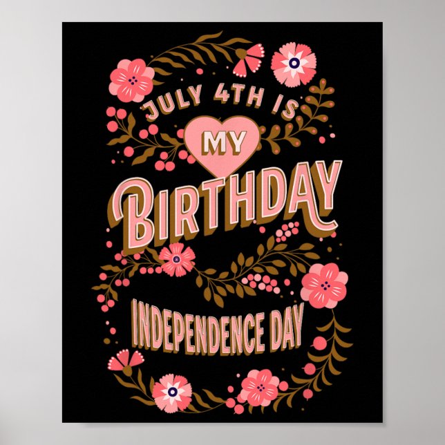 Póster 4.ª Floral del Día de la Independencia (Frente)