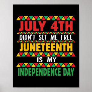 Póster 4.ª Independencia, el 10 de junio no me liberó