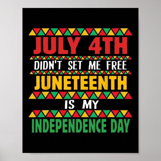 Póster 4.ª Independencia, el 10 de junio no me liberó (Frente)