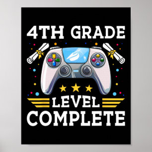 Póster 4.º Grado De Grado Completa De Gamer Cl De 2025 Gr