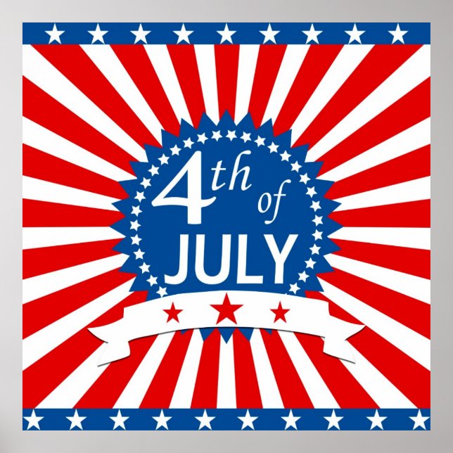 Póster 4 de julio (Frente)