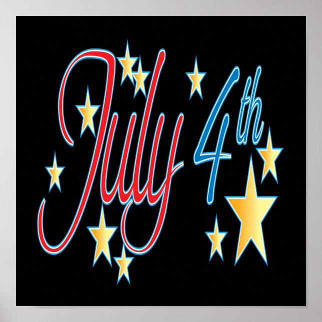 Póster 4 de julio (Frente)