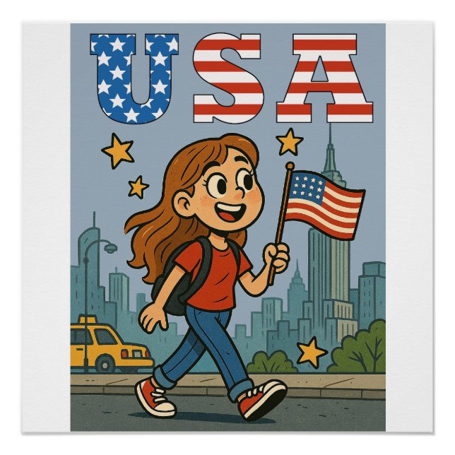 Póster 4 de julio, (Anverso)