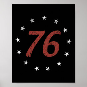 Póster 4 De Julio Día De La Independencia El Espíritu 76