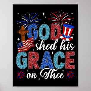 Póster 4 De Julio Dios Desprendió A Su Gracia El 4 De Jul