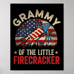 Póster 4 De Julio Grammy De Cumpleaños De La Pequeña Fire