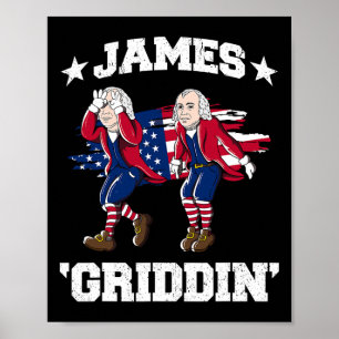 Póster 4 De Julio James Madison Griddy James Griddin