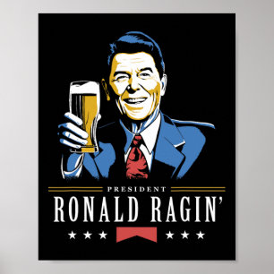 Póster 4 De Julio Ronald Ragin Graciosa Cerveza