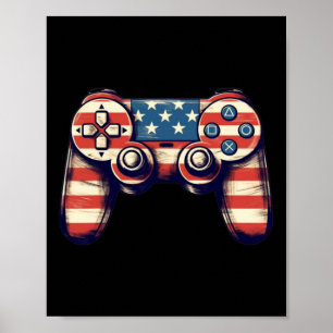 Póster 4 De Julio Videojuego De Camisetas Camisetas Niños