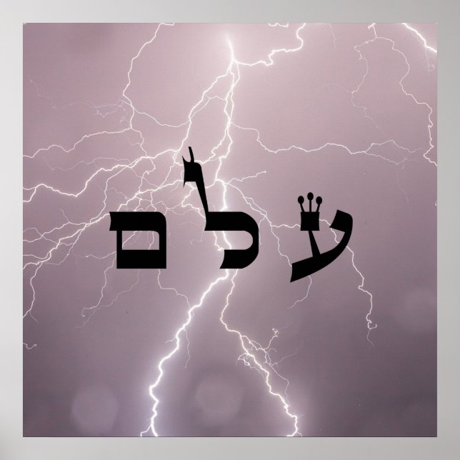 Póster 4 Eliminar la negatividad - 72 Nombres de Dios (Frente)