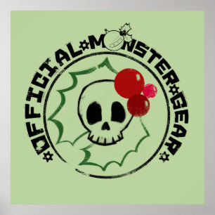 Póster 4 monstruos pequeños - Logo de Nessa Holiday 2