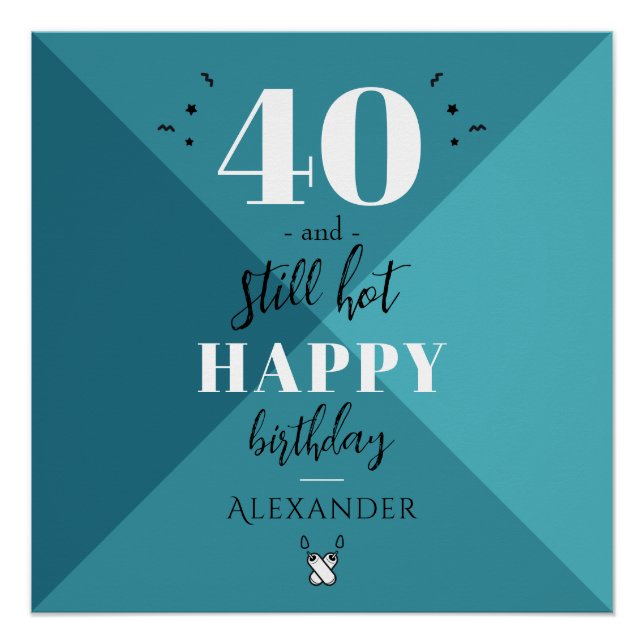 Póster 4 O y todavía caliente (Anverso)