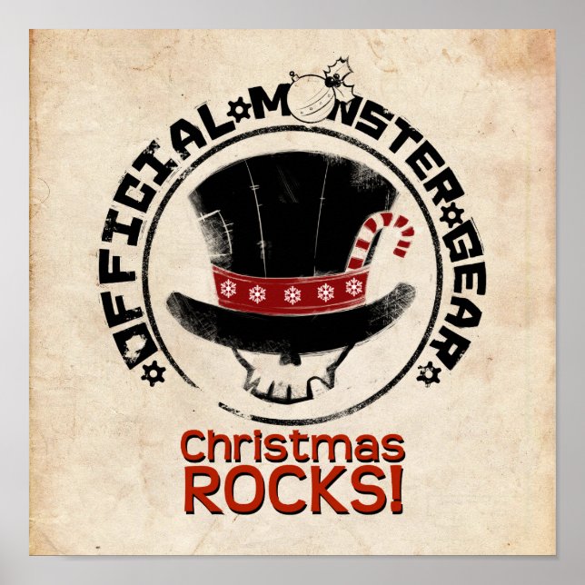 Póster 4 Pequeños monstruos - Andy Holiday (Frente)