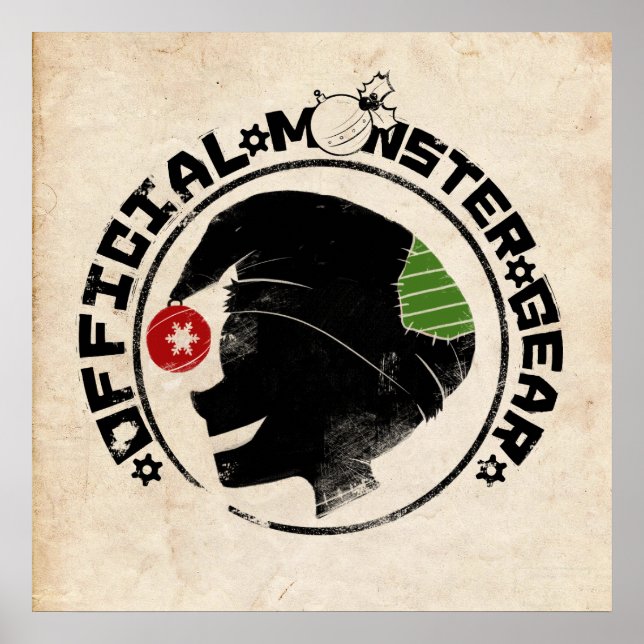 Póster 4 Pequeños monstruos - Logo de Nigel Holiday 2 (Frente)