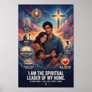 Póster #4 Un hombre cristiano vive así
