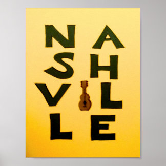 Póster 4theloveofmusic- "Nashv"i"lle poster