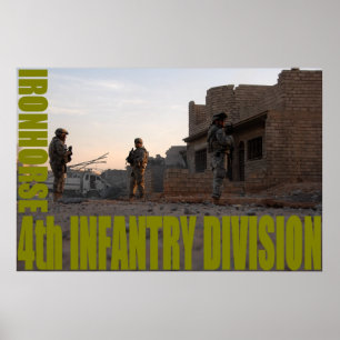 Póster 4to División de infantería