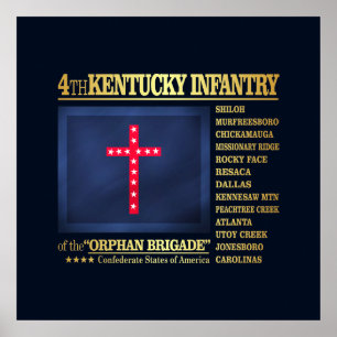 Póster 4to Infantería de Kentucky (BA2)